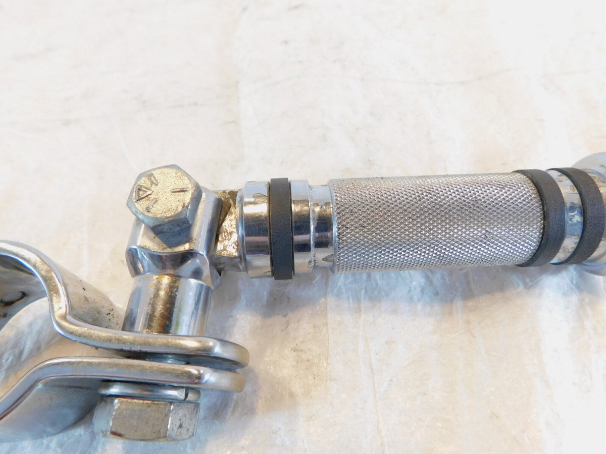 Harley Electra Glide & Road King Highway Footrest Footpeg & Mount Bracket Clamp - C3 Cycle