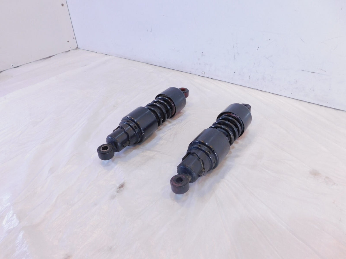 Harley Davidson Sportster 883 & 1200 Black Red Rear Shock Absorbers Pair 11.5" - C3 Cycle