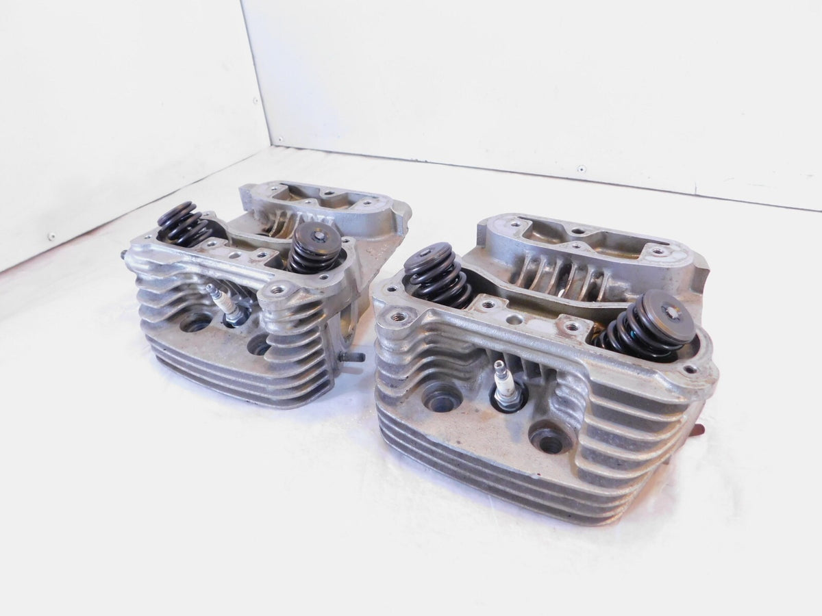 Harley Davidson Sportster 883 Hugger & Custom Silver Cylinder Heads w/ Valves - C3 Cycle