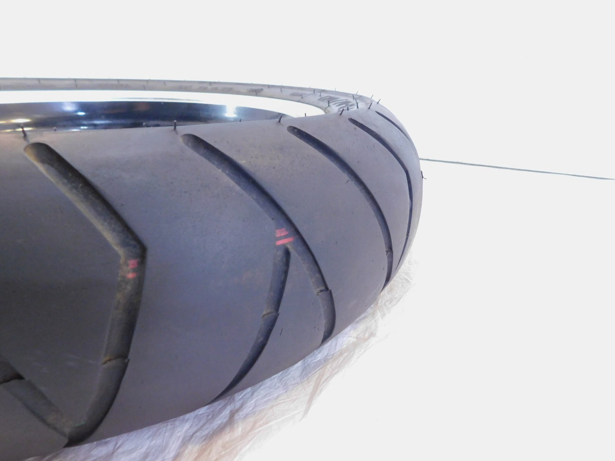Piaggio Vespa Sprint 50 125 150 Black Spoked Rear Wheel Rim w/ Tire 12x3 - C3 Cycle