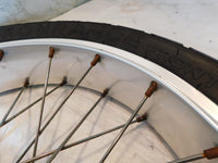 2001-2007 Aprilia ETV1000 Caponord 1000 Silver 19" Spoked Front Wheel Rim & Hub - C3 Cycle