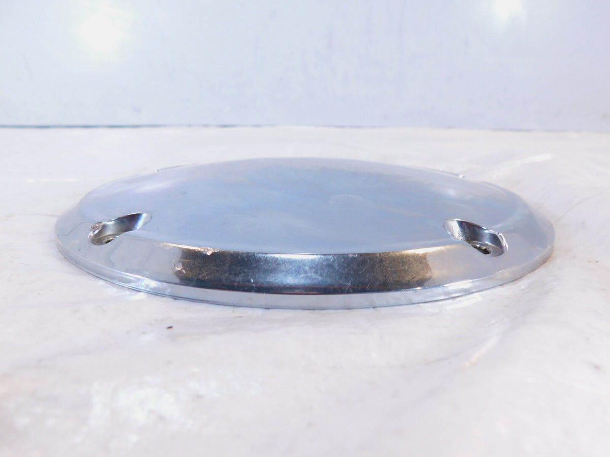 Harley Davidson Twin Cam Softail & Dyna Left Engine Chrome Derby Clutch Cover - C3 Cycle