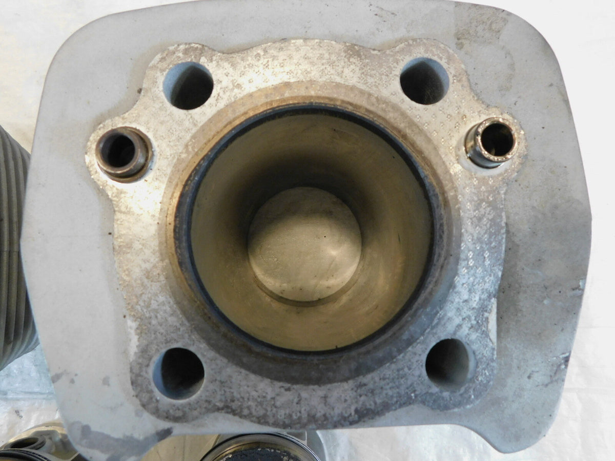 Pair Harley Davidson Sportster 883 Silver Cylinder Jugs w/ Pistons P/N: 16446-86 - C3 Cycle