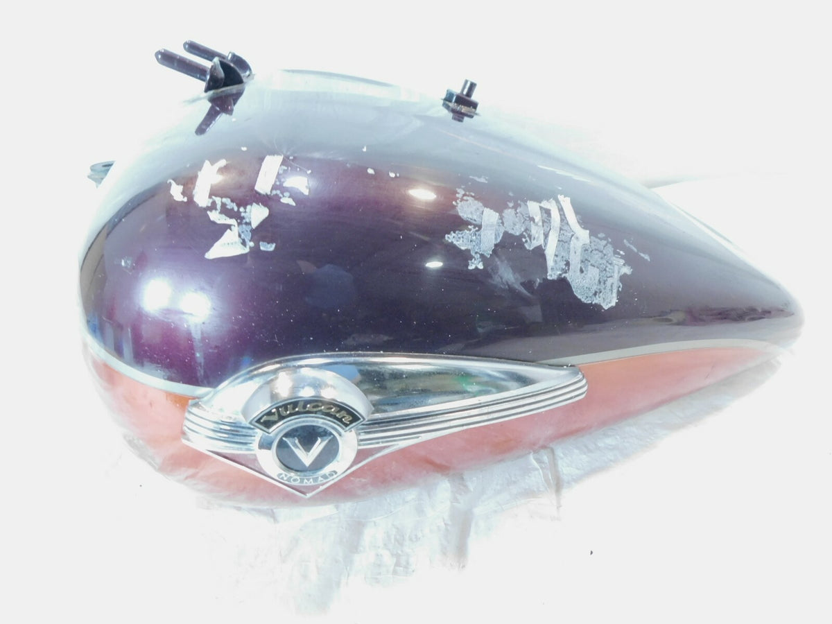 2004 04 Kawasaki Vulcan 1500 VN1500 Nomad Fi Gas Petrol Fuel Tank Cell - Dented - C3 Cycle