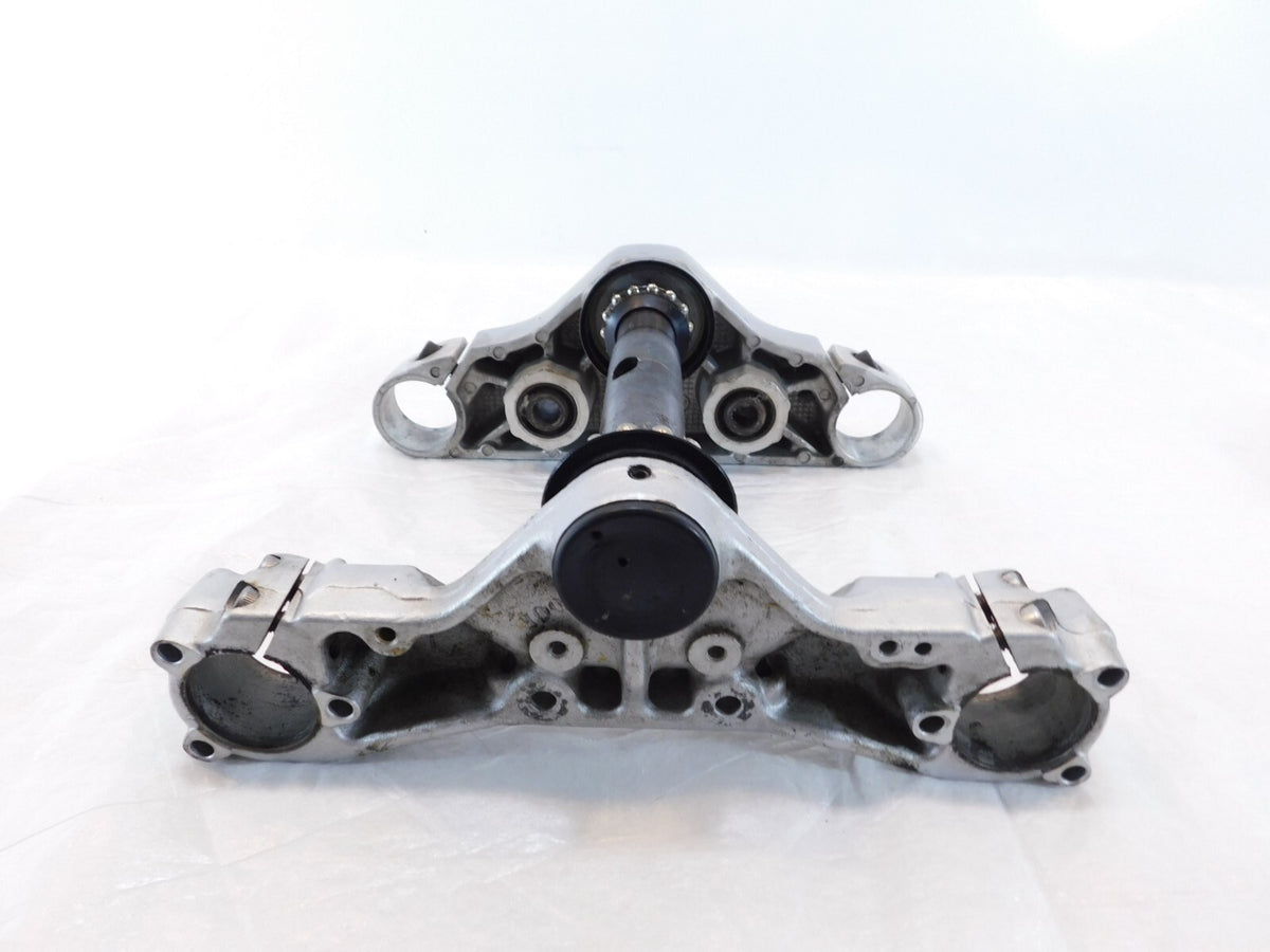 Yamaha V-Star 650 1100 Classic Silverado Front Fork Steering Stem Triple Trees - C3 Cycle
