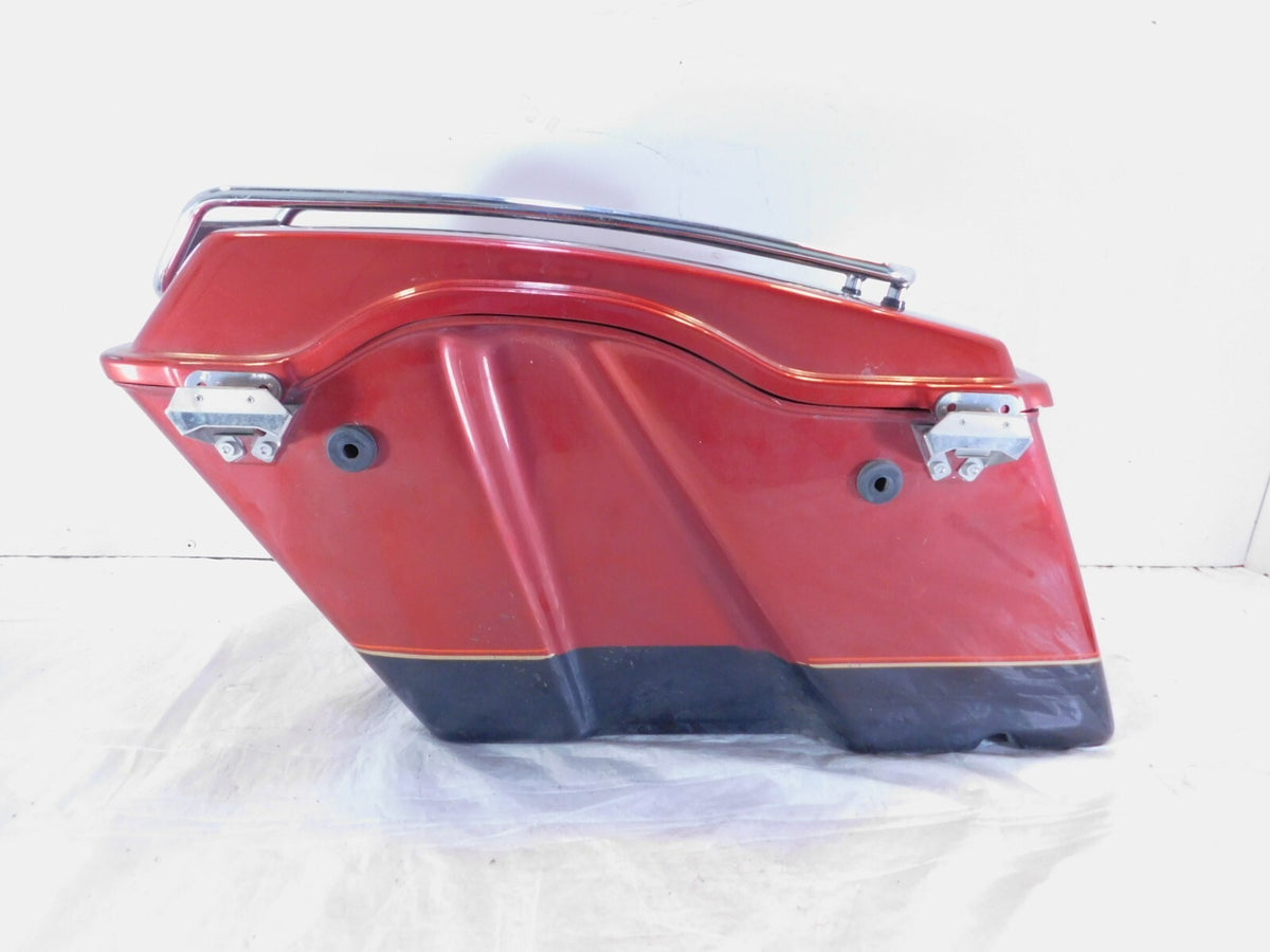 Harley Davidson Road King Street & Electra Glide Red Right Luggage Bag Saddlebag - C3 Cycle