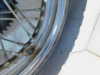 1970-1977 Harley Davidson XLH Ironhead Sportster 900 1000 Laced Rear Wheel -BENT - C3 Cycle