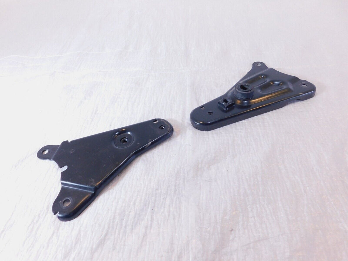 92-93 BMW K1100LT K1100RS Left/Right Footrest Foot Peg Mount Bracket Stay Plates - C3 Cycle