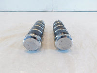 Pair Harley Touring FXR Dyna Sportster & Softail Black ISO Peg Footpeg Footrests - C3 Cycle