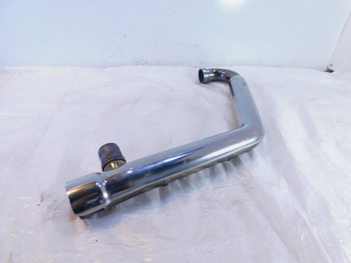 1999-2001 Victory Deluxe Standard V92 Cruiser Front Exhaust Header Pipe & Shield - C3 Cycle