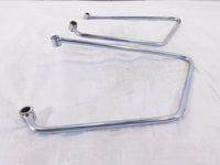 1986-1990 Harley Davidson Sportster 883 1200 Chrome Saddlebag Guard Rail Bars - C3 Cycle