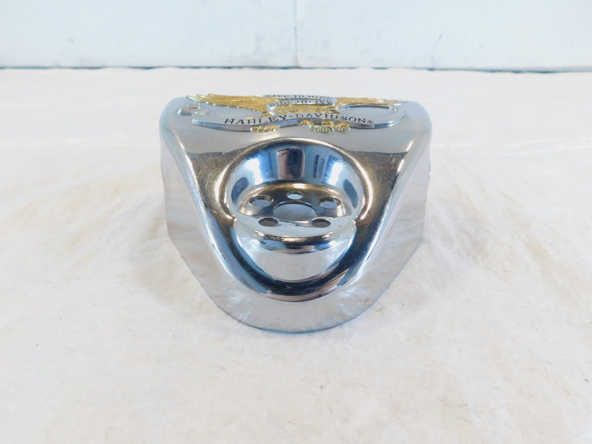 Harley Davidson Touring Eagle Chrome Handlebar Handle Bar Riser Bracket - C3 Cycle