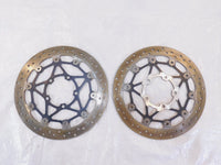 2013-2016 Triumph Street Triple Pair Front Wheel Brake Disc Caliper Rotors - C3 Cycle