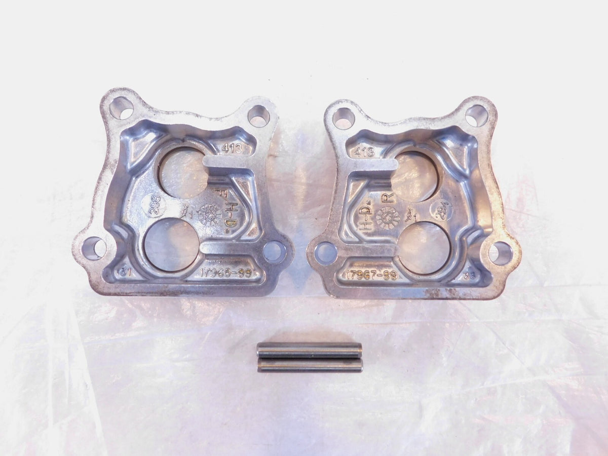 Pair Harley Davidson Twin Cam Touring Softail & Dyna Tappet Lifter Covers - C3 Cycle
