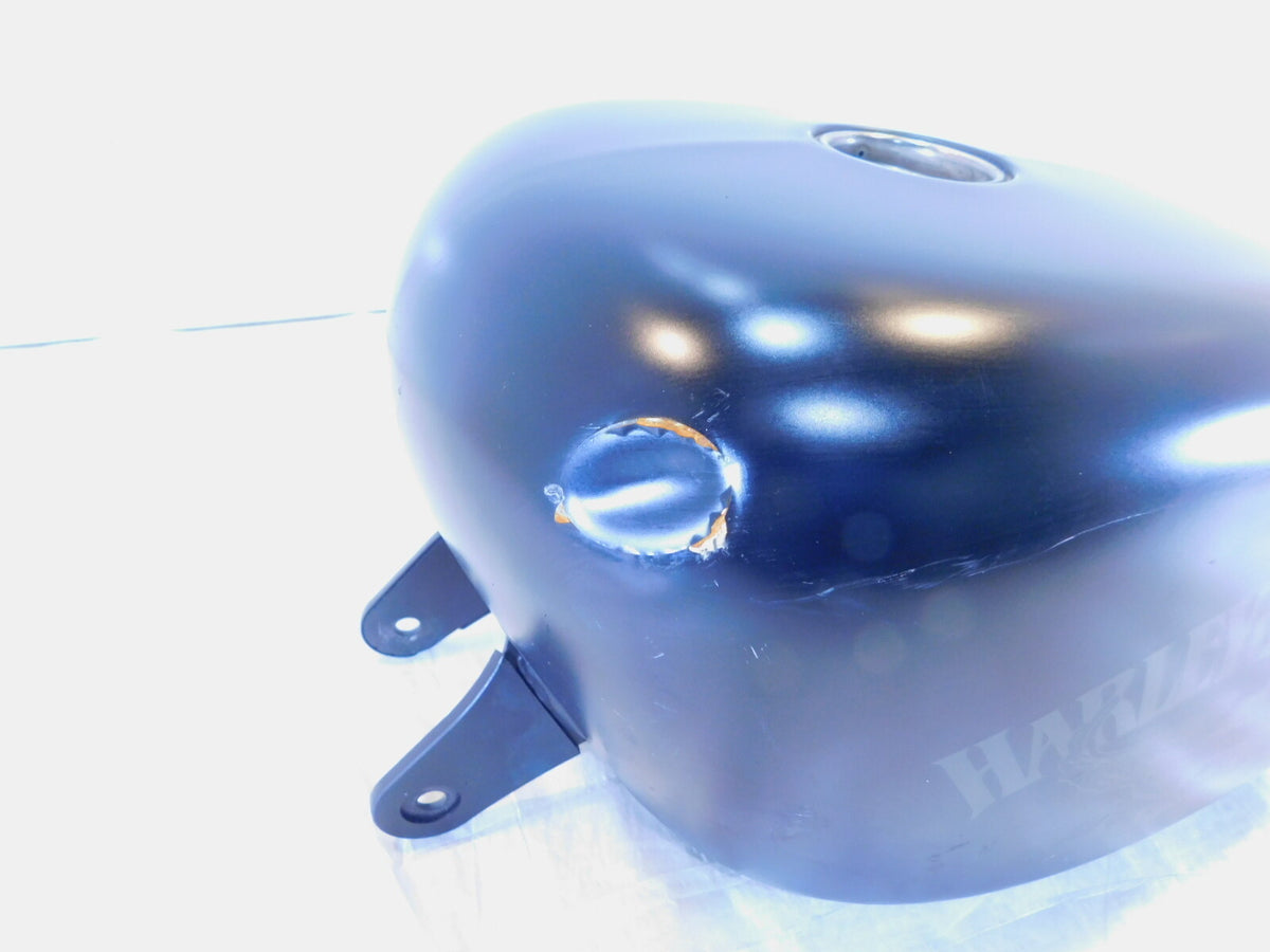 Dented Harley Sportster 883 Iron 1200 Nightster Black Fuel Gas Petrol Tank - C3 Cycle