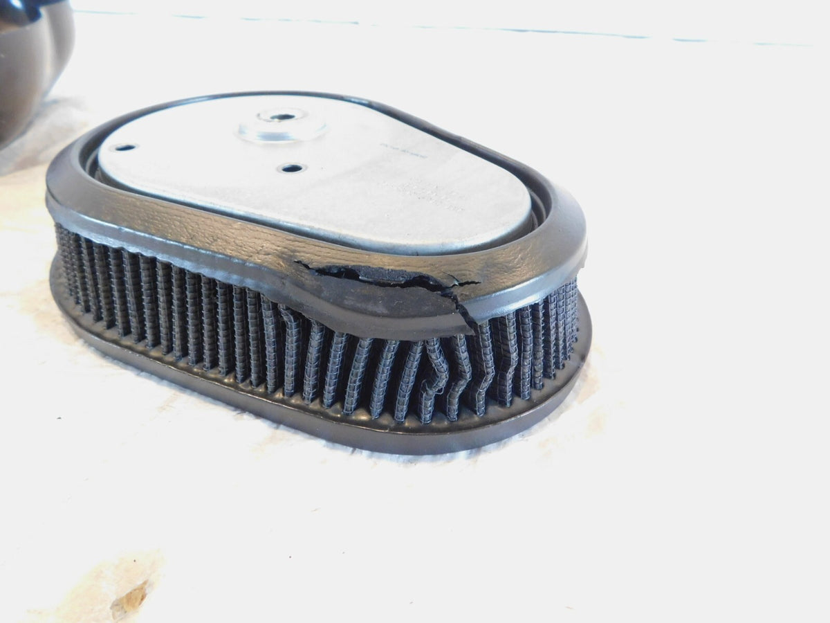 Harley Davidson Dyna Low Rider & Street Bob Black Air Intake Cleaner Cover - C3 Cycle