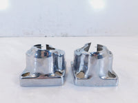 Harley EVO Softail Road King Dyna & FXR Chrome Lifter Tappet Housing Covers - C3 Cycle