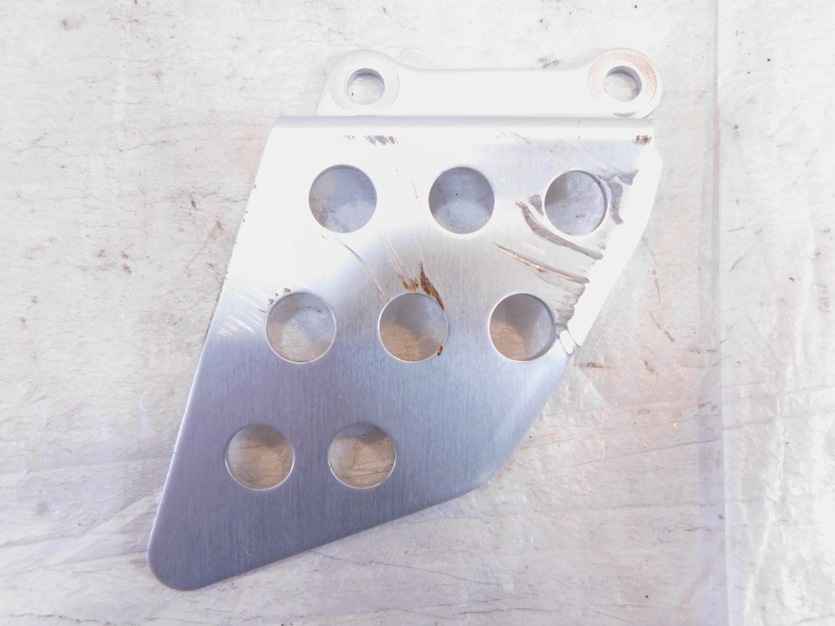Honda CBR600RR CBR600RA CBR600 Silver Front Right Footrest Peg Foot Guard Shield - C3 Cycle