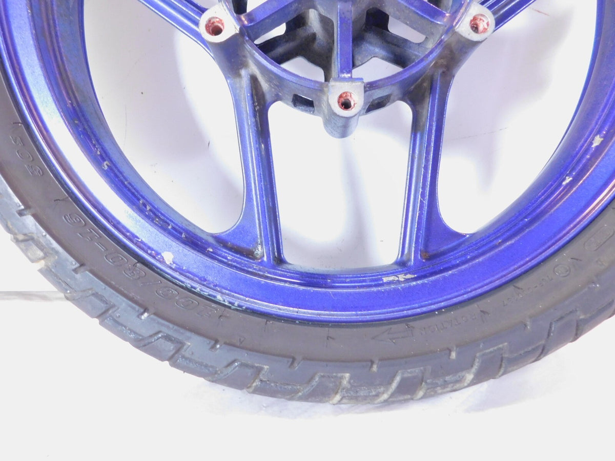 1995-2000 Kawasaki Ninja 250R EX250 Purple Front Wheel Rim 16"x2.15" - Straight - C3 Cycle