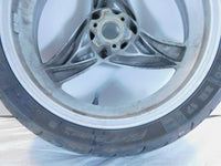 2001-2005 BMW Scarver F650 CS F650CS Silver Rear Wheel Rim & Tire - 36317681009 - C3 Cycle