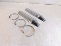 Harley Davidson Sportster 883 & 1200 Super Low Chrome Muffler Heat Shield Covers - C3 Cycle
