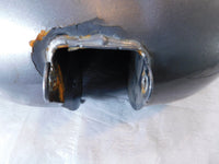 10-17 Harley Davidson Dyna Wide Glide & Street Bob Gray Fuel Gas Tank - DENTED - C3 Cycle