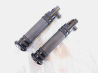 Harley Touring FXR Dyna Sportster & Softail Black Foot Peg Footpeg Footrests - C3 Cycle