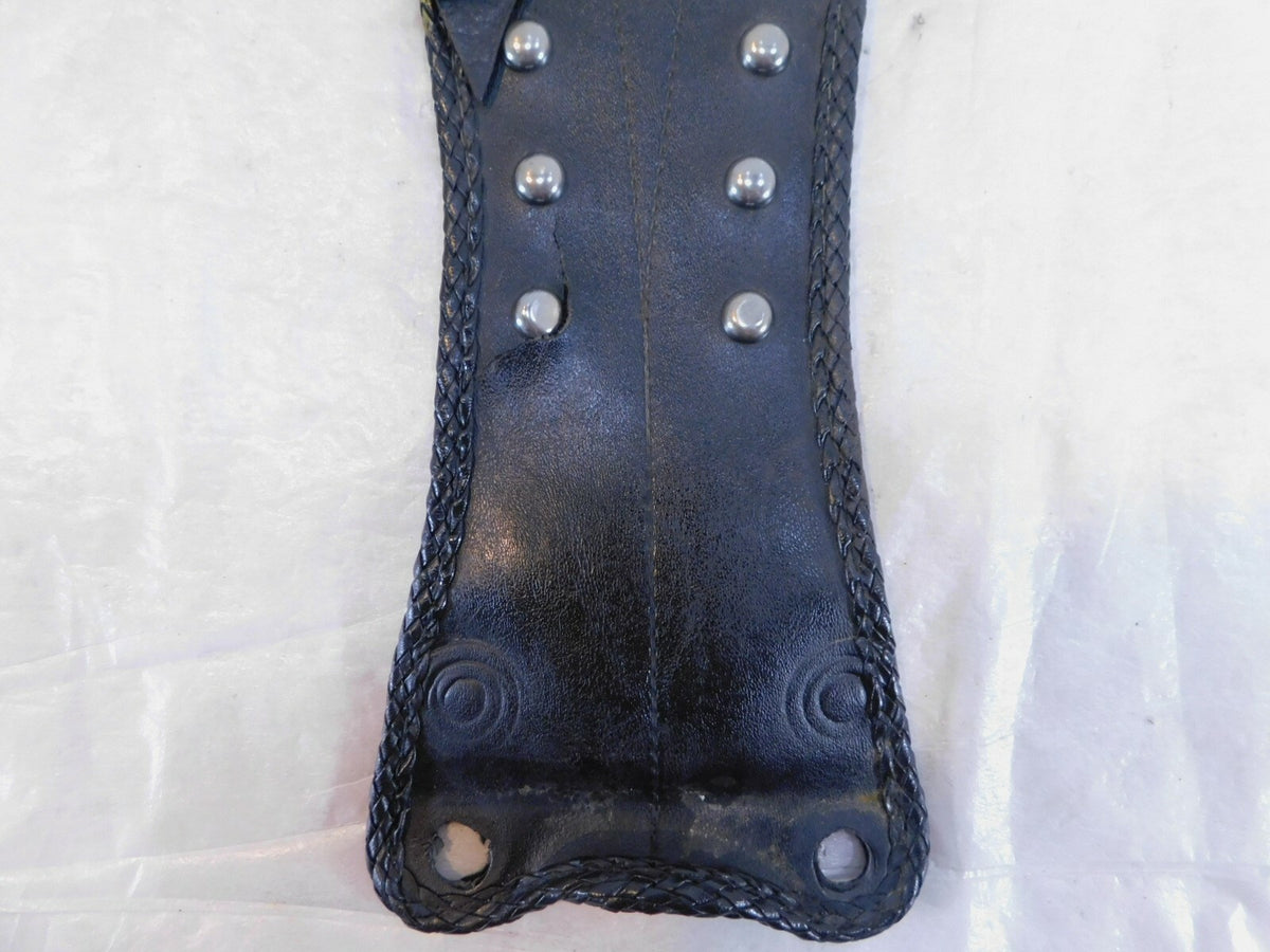 2003 03 Kawasaki Vulcan 1500 VN1500 Classic Fi Gas Fuel Tank Leather Cover Bib - C3 Cycle