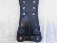 2003 03 Kawasaki Vulcan 1500 VN1500 Classic Fi Gas Fuel Tank Leather Cover Bib - C3 Cycle