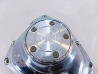 Harley Twin Cam Touring Softail Dyna Chrome Logo Right Engine Cam Gear Cover - C3 Cycle
