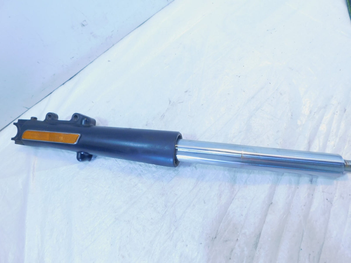 Bent Harley Davidson Road Street Electra Glide Black Right Front Fork End Shock - C3 Cycle