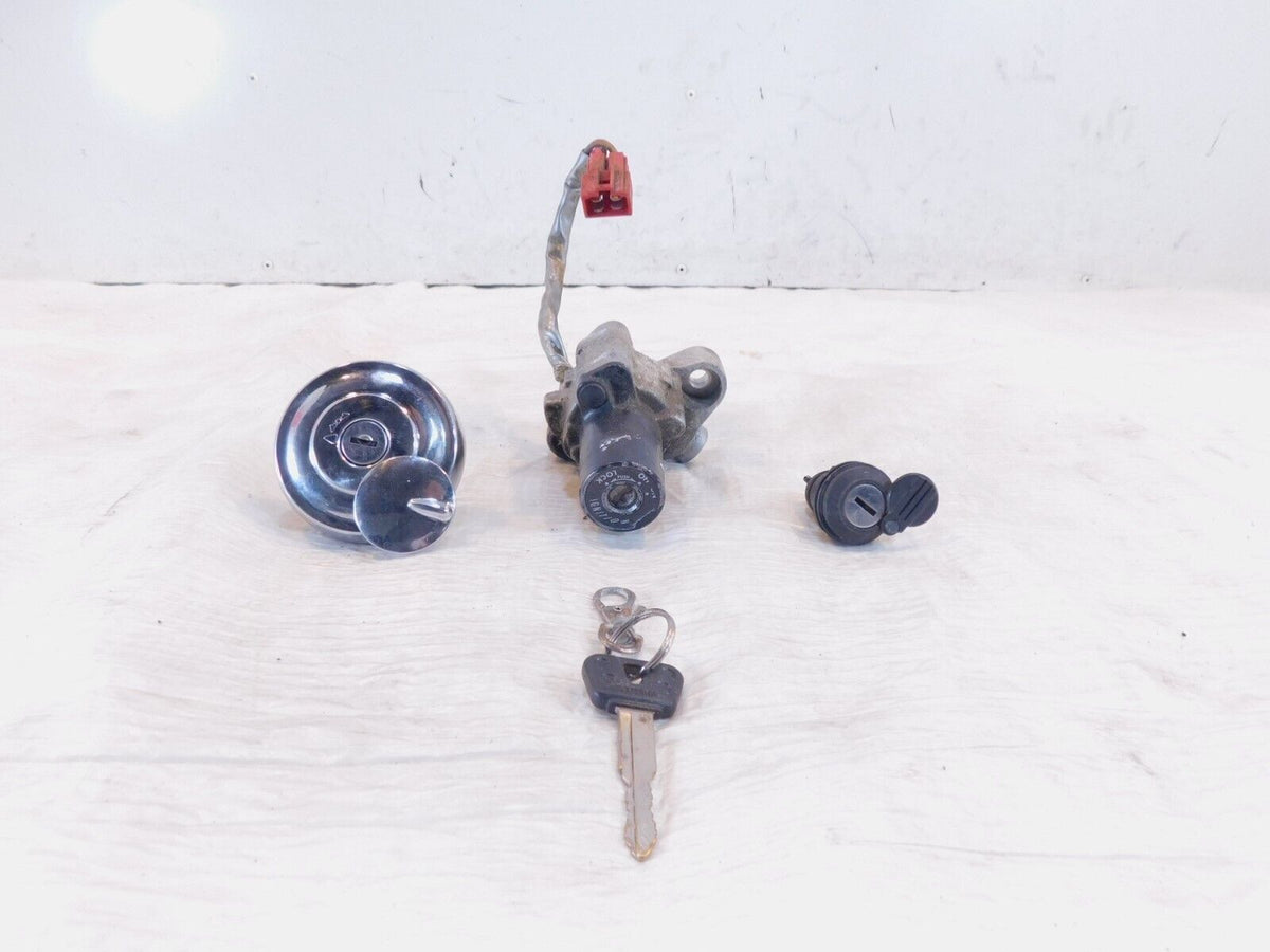 Yamaha V-Star 650 XVS650 & 1100 Ignition Switch Fuel Tank Storage Lock Set & Key - C3 Cycle