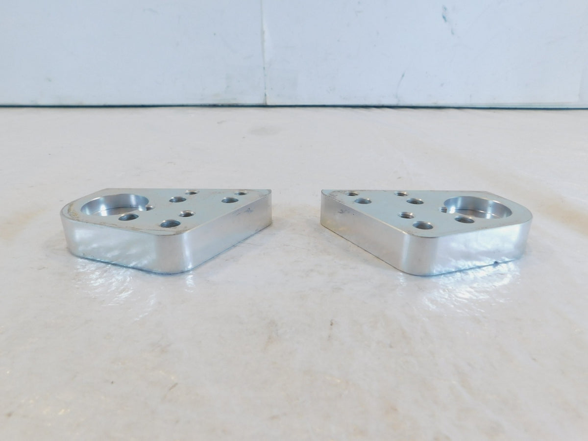 2005-2013 BMW R1200 R1200RT Left & Right Handlebar Riser Block Mount Brackets - C3 Cycle