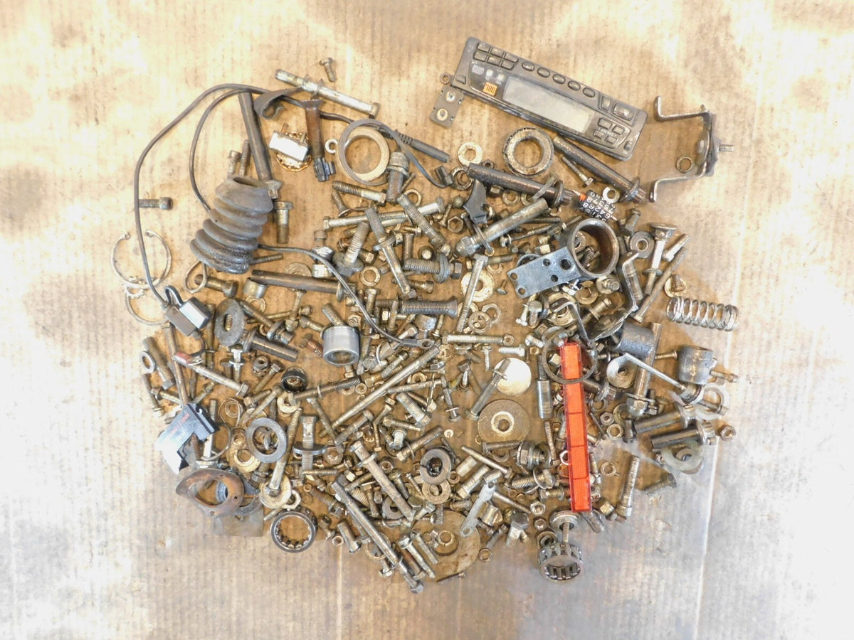 1989 89 Harley Touring Electra Glide Classic FLHTC Nut & Bolts Parts Box Lot - C3 Cycle