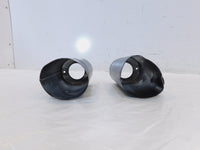 Harley Road King & Electra Glide & Softail Black Front Fork Slider Cover Tins - C3 Cycle