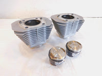 Harley Davidson Sportster 883 Custom & Low Silver Cylinders Barrels w/ Pistons - C3 Cycle