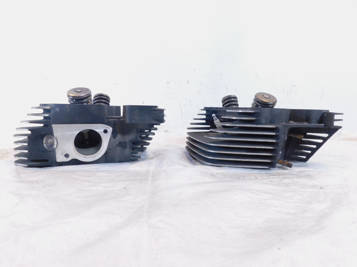 Harley Davidson Touring Softail & Dyna Black Cylinder Heads w/ Springs & Valves - C3 Cycle