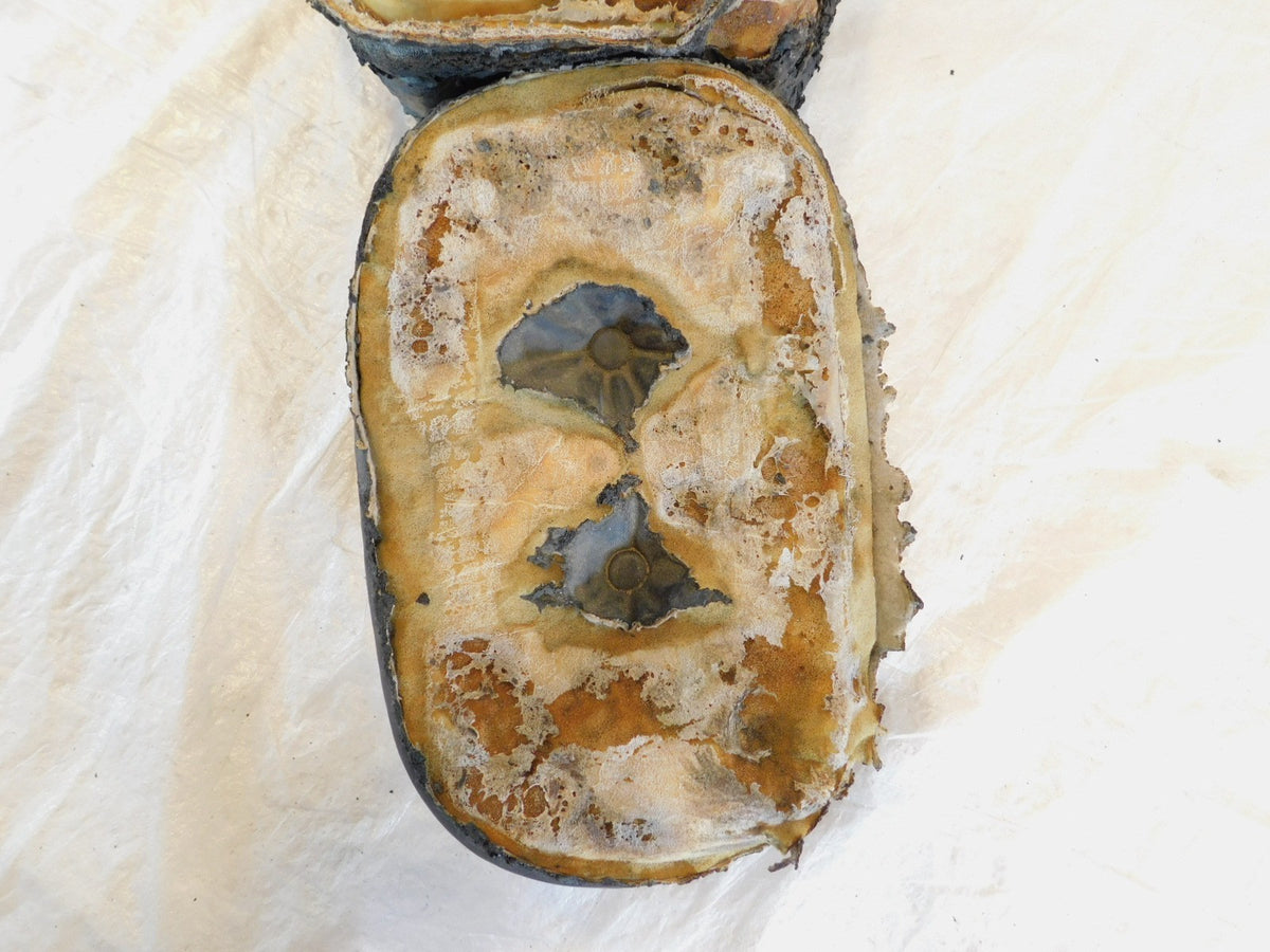 1973 Harley Davidson Sportster 900 1000 Corbin Driver & Passenger Seat - BURN - C3 Cycle