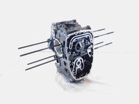 BMW R1150R R1150GS R1150RS R1150RT Black Engine Motor Case Crankcase 11117652550 - C3 Cycle