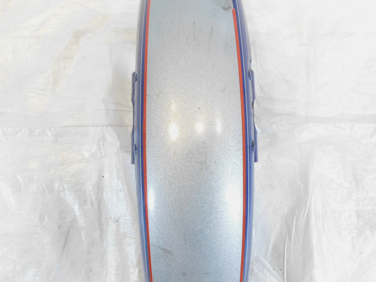 Harley Davidson Sportster 883 & 1200 Silver & Blue Front Wheel Cover Fender - C3 Cycle