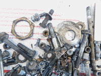 1985 85 Harley Davidson FX FXWG Wide Glide Nuts Bolt & Brackets Parts Box Lot - C3 Cycle