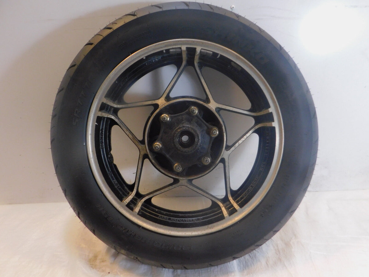 1982 & 1983 Honda V45 Magna 750 VF750 VF750C Rear Cast Black Wheel Rim w/ Tire - C3 Cycle