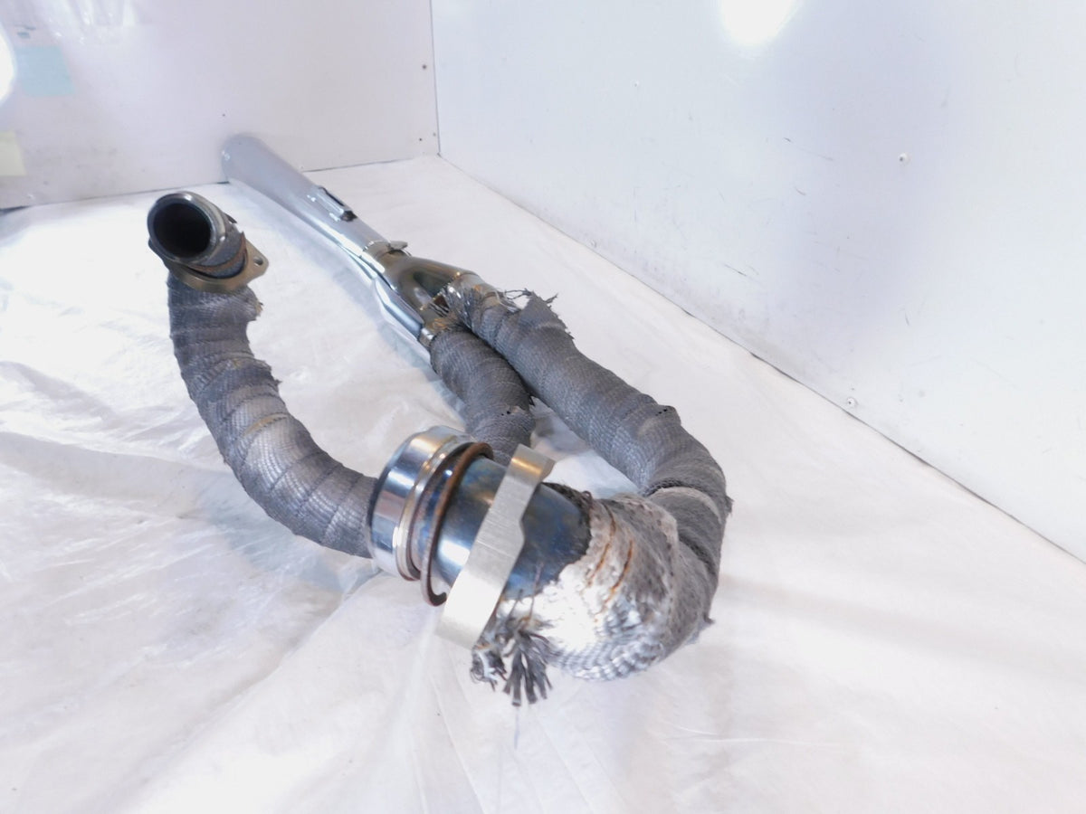 Harley Davidson V-Rod VRod VRSC VRSCA Exhaust Header Pipes & Bassani Muffler - C3 Cycle
