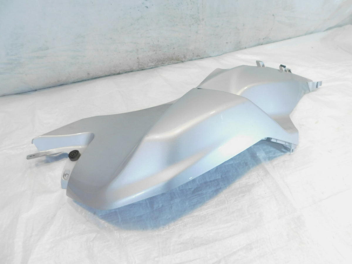 2008-2016 BMW K1300S Silver Left Side Fuel Tank Fairing Cowling Trim Panel - C3 Cycle