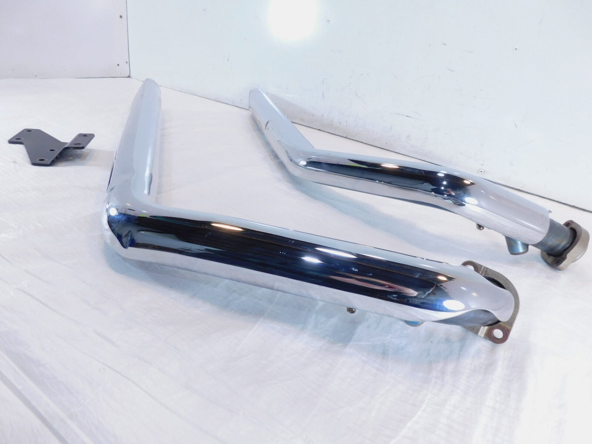 Harley Softail Heritage Classic Vance & Hines Exhaust Pipe System w/ Bracket - C3 Cycle