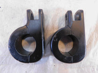 Harley Electra Glide & Road King Highway Footrest Footpeg Mount Bracket Clamps - C3 Cycle