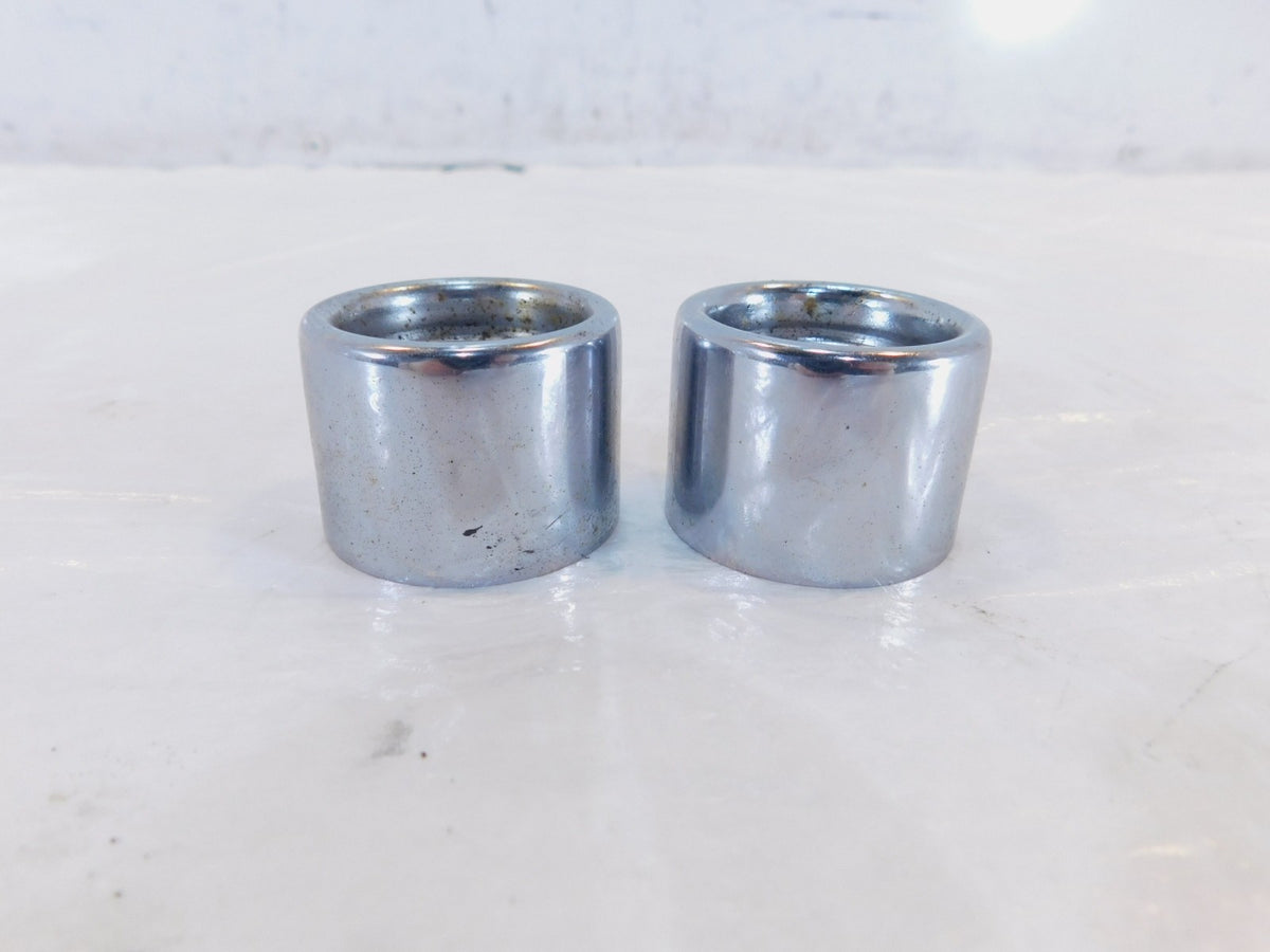 Harley Davidson Sportster 883 & 1200 Chrome Rear Shock Absorber Top Bolt Covers - C3 Cycle