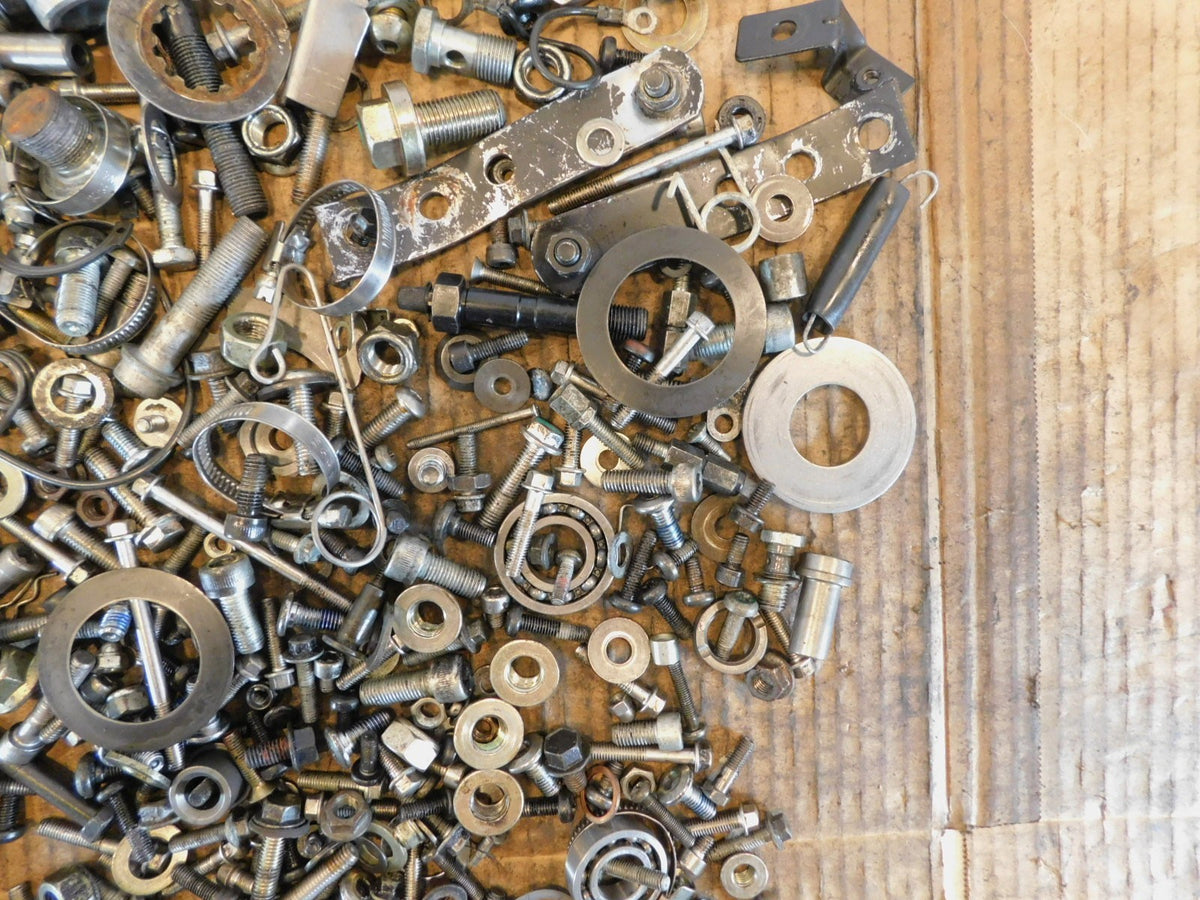 2003 03 Triumph Thunderbird Sport 900 Nut Bolt Brackets Parts Box Lot - C3 Cycle