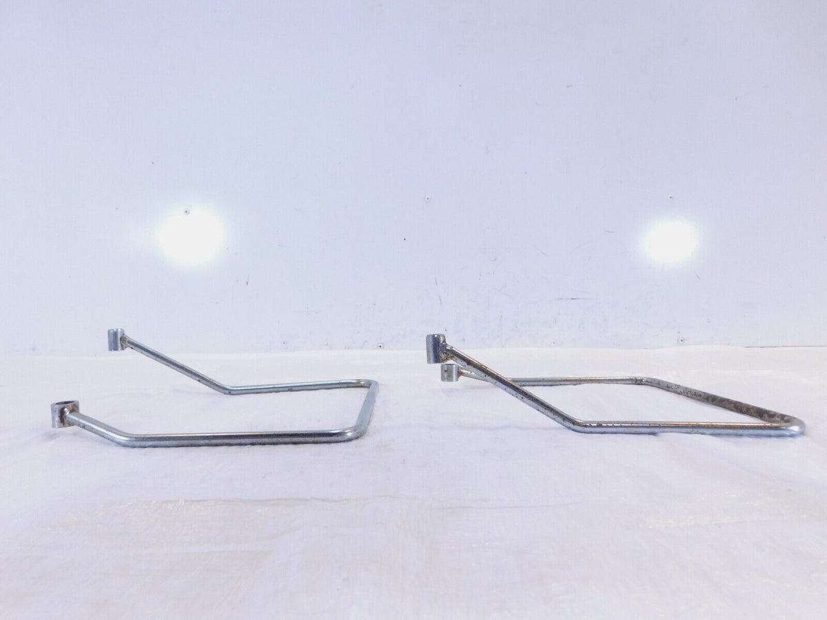 1986-1990 Harley Davidson Sportster 883 1200 Chrome Saddlebag Guard Rail Bars - C3 Cycle