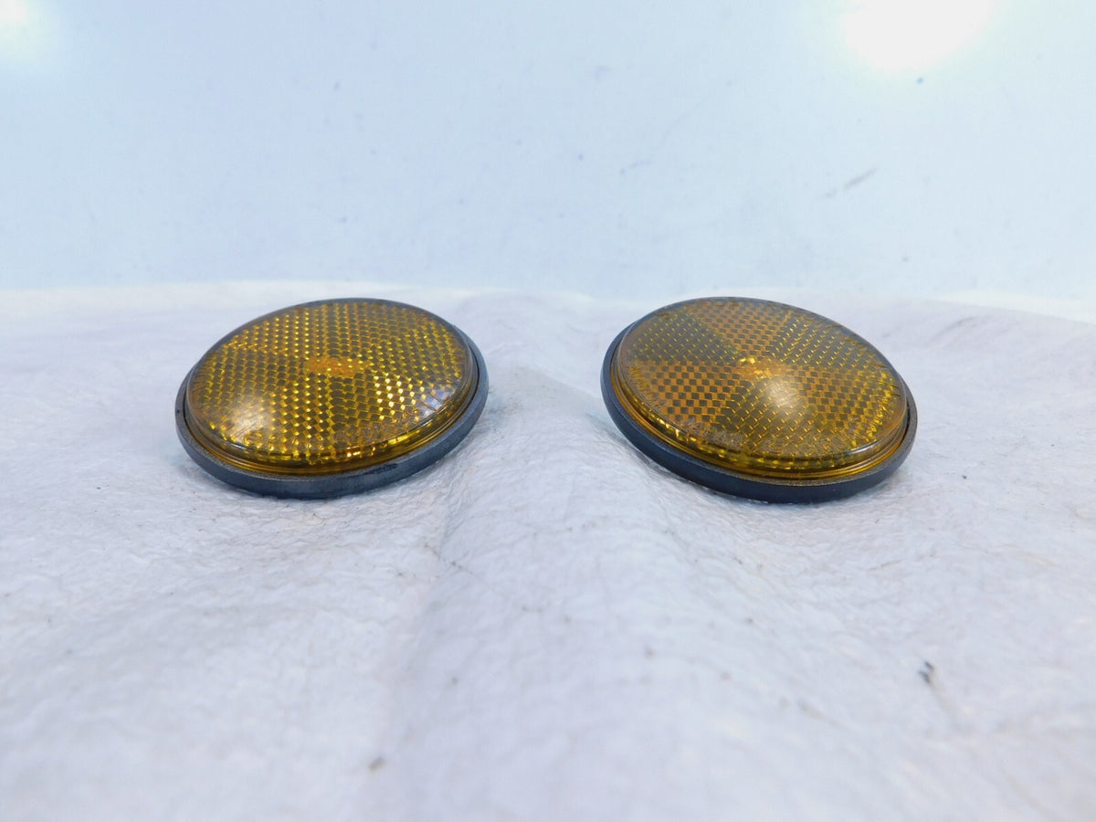 Pair Honda CBR1000RR Shadow 750 1100 Rear License Plate Plate Bracket Reflectors - C3 Cycle
